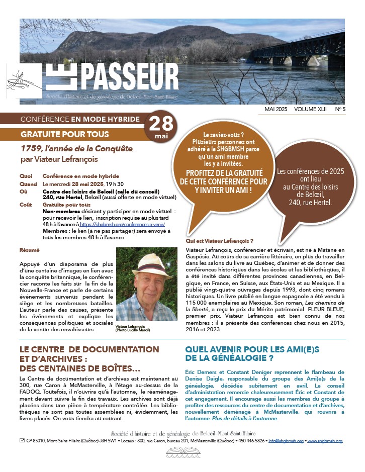 Le Passeur 2025-05